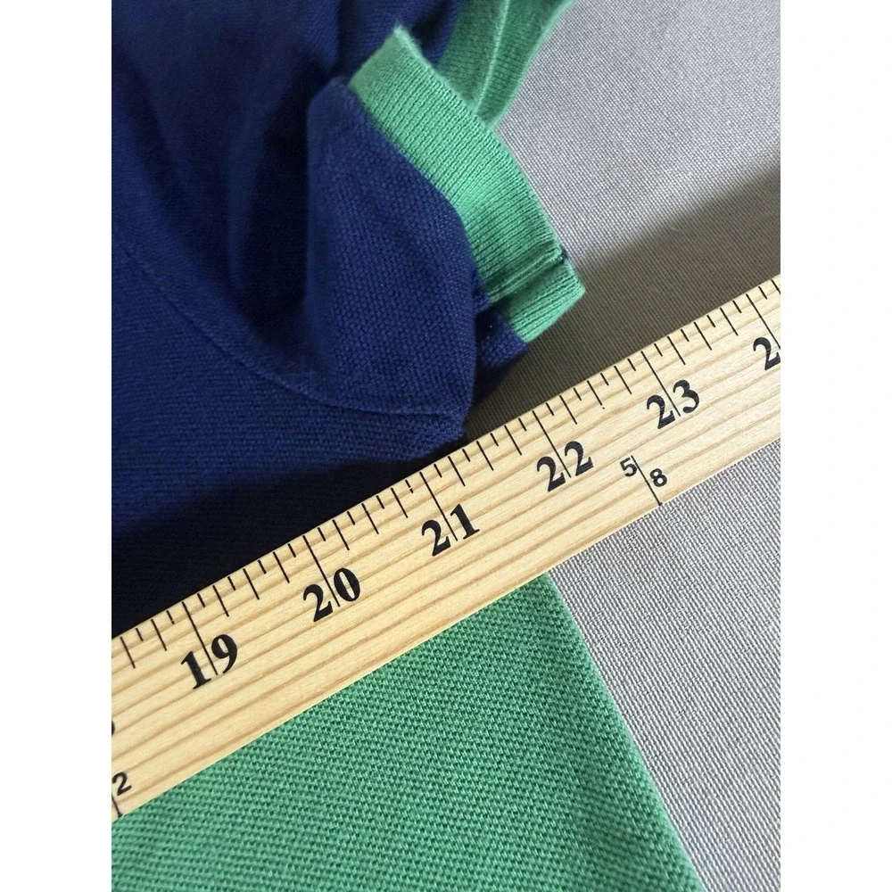 Polo Ralph Lauren Shirt Adult Large Blue Big Pony Rugby Custom Slim Fit Mens